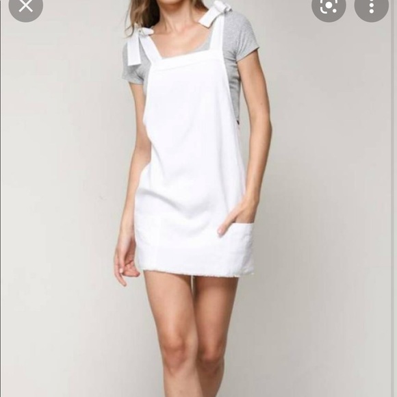 Blue blush overall dress - Picture 1 of 7